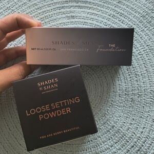 Shades by Shan Translucent Setting Powder And Liquid Foundation Set 18N